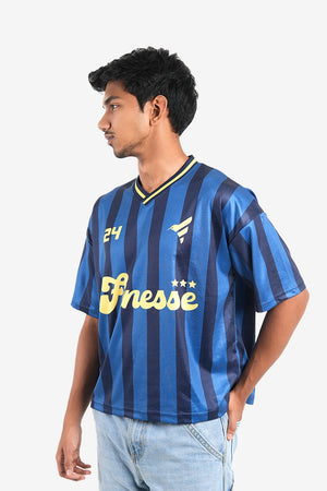 Finesse Retro StripeLine Dropshoulder Jersey - Finesse Lifestyle