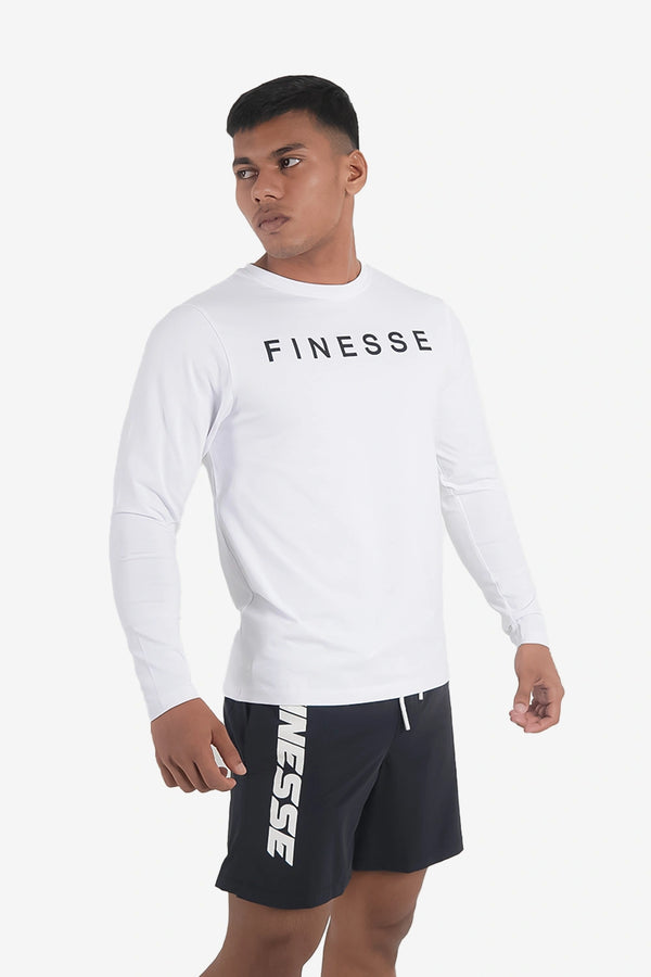 Finesse Minimal Muscle-Fit Full Sleeve T-shirts