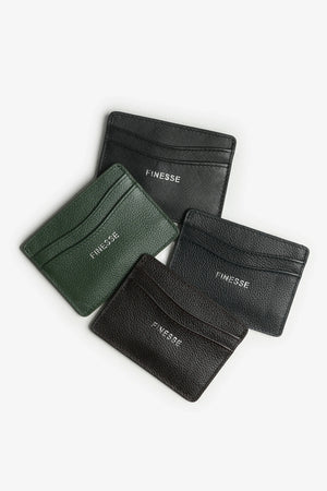 Finesse Leather Wave Cardholder