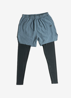 Finesse Dri-Fit 2 Layer Long inner Gym Shorts