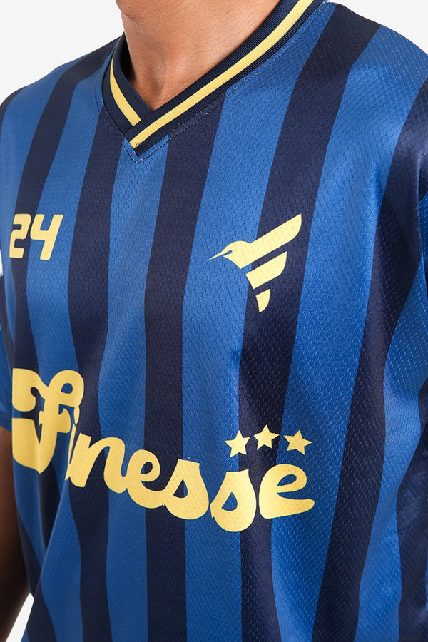 Finesse Retro StripeLine Dropshoulder Jersey - Finesse Lifestyle