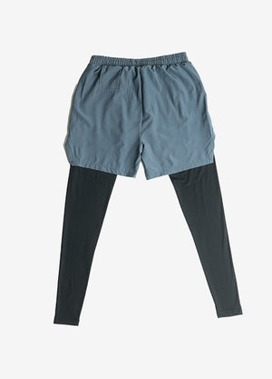 Finesse Dri-Fit 2 Layer Long inner Gym Shorts