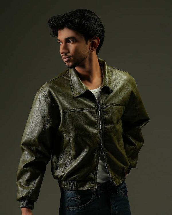 Finesse Minimalist Faux Leather Jackets