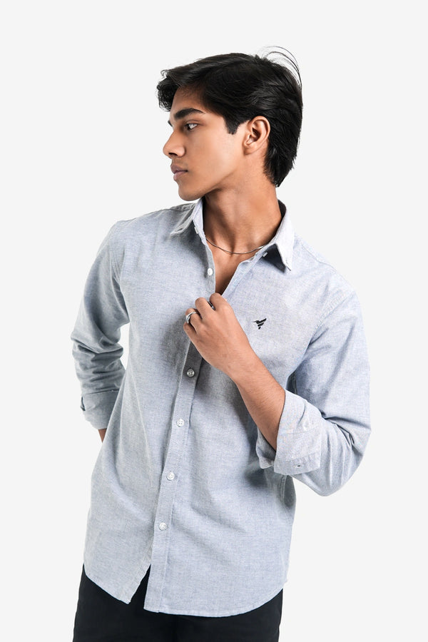 Finesse Down-Button Full-Sleeve Oxford Shirts - Finesse Lifestyle