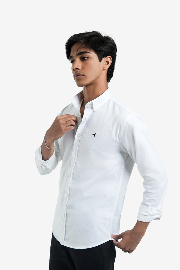 Finesse Down-Button Full-Sleeve Oxford Shirts - Finesse Lifestyle