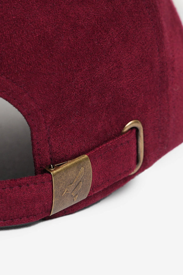 Finesse Embroidered Suede Baseball Cap