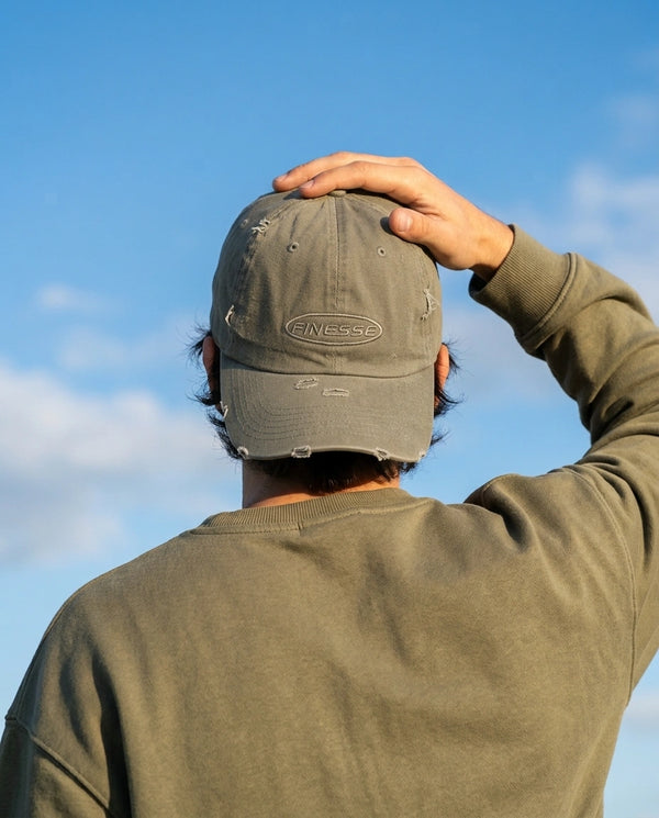Finesse Vintage Washed Distressed Cap