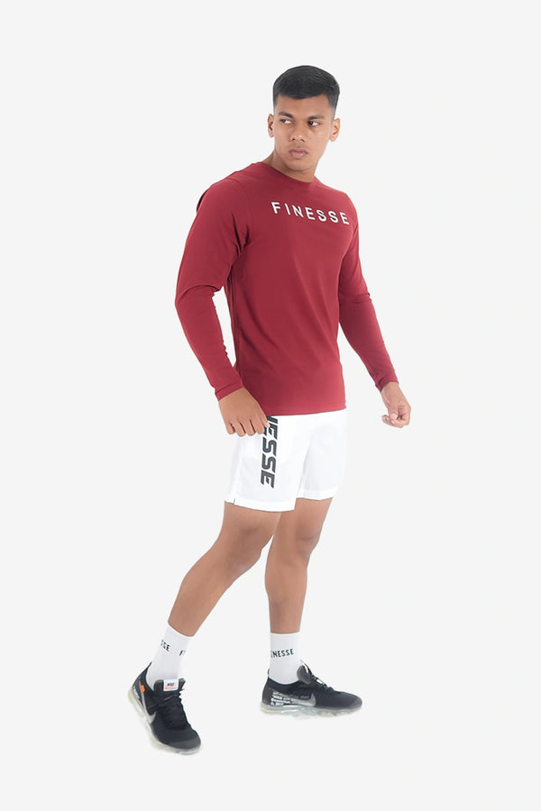 Finesse Minimal Muscle-Fit Full Sleeve T-shirts