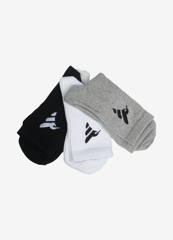 Finesse Signature Crew Socks (3 pair)