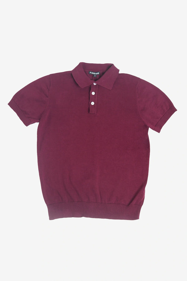 Finesse Regular-FIt Jersey Knitted Polo - Finesse Lifestyle
