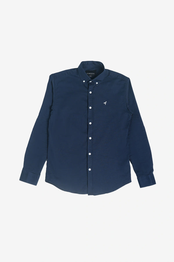 Finesse Down-Button Full-Sleeve Oxford Shirts - Finesse Lifestyle