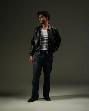 Finesse Minimalist Faux Leather Jackets