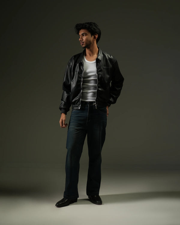 Finesse Minimalist Faux Leather Jackets