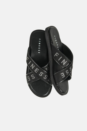 Finesse Men's Cross-belt Handcrafted slider's - Finesse Lifestyle
