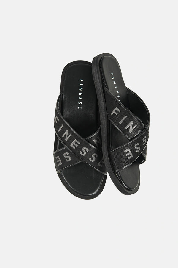 Finesse Men's Cross-belt Handcrafted slider's - Finesse Lifestyle