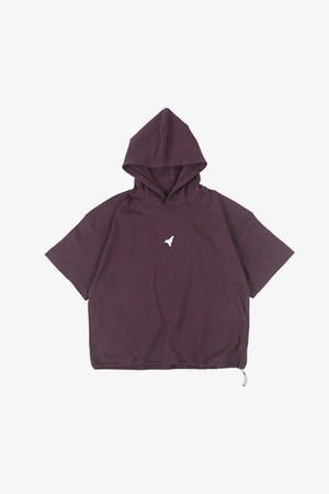 Finesse Oversized Drip Half Sleeve Hoodie