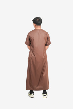 Finesse Casual Zipper Half Thobe