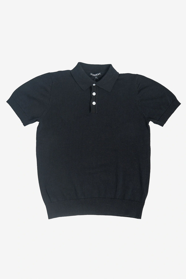 Finesse Regular-FIt Jersey Knitted Polo - Finesse Lifestyle