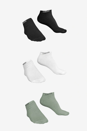 Finesse Everyday Plus Low-Cut Socks (3 pair)