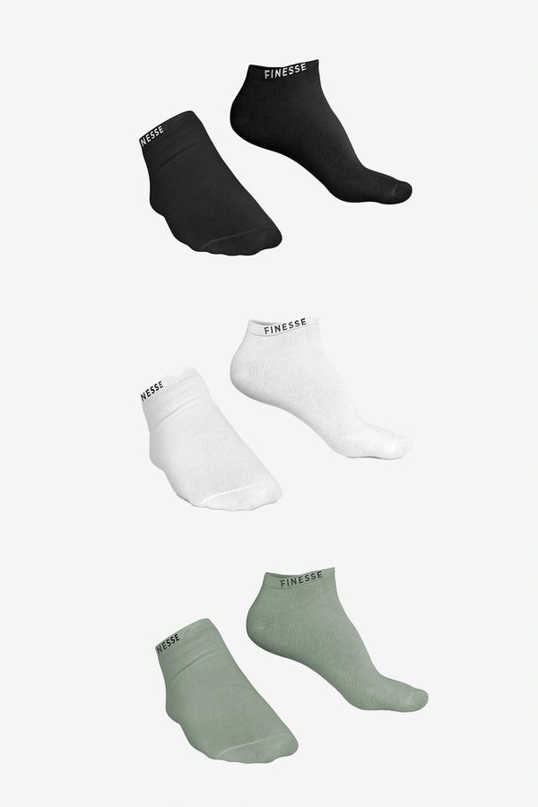 Finesse Everyday Plus Low-Cut Socks (3 pair)