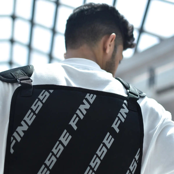 Finesse Lightweight Chest Bag With Reflective print