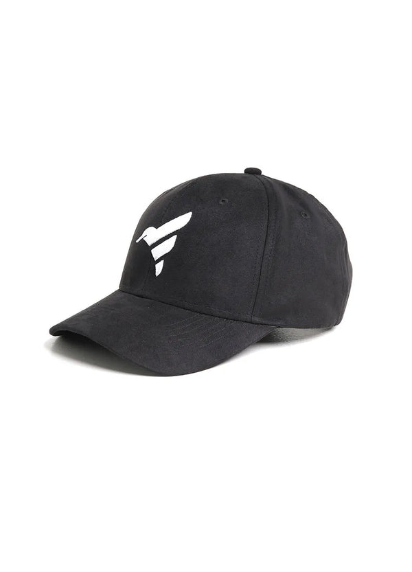 Finesse Embroidered Suede Baseball Cap