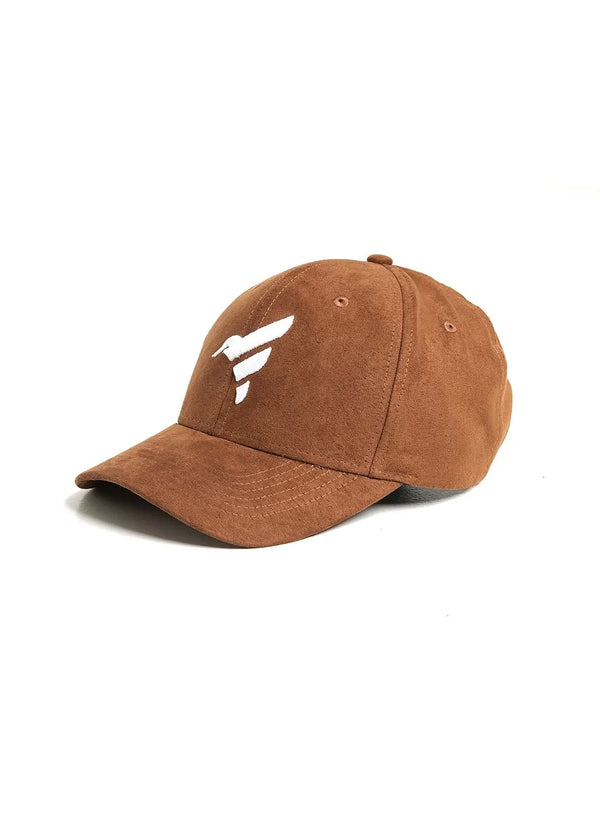 Finesse Embroidered Suede Baseball Cap