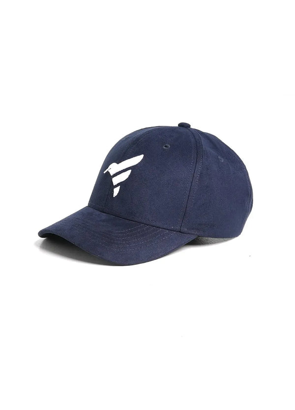 Finesse Embroidered Suede Baseball Cap