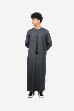 Finesse Emirati Thobe with Detachable Tassel