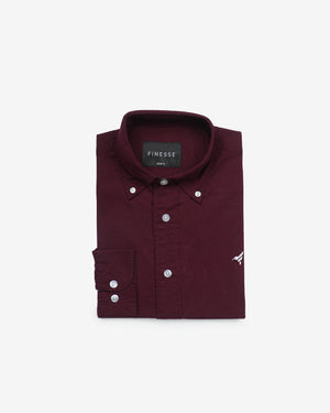 Finesse Down-Button Full-Sleeve Oxford Shirts
