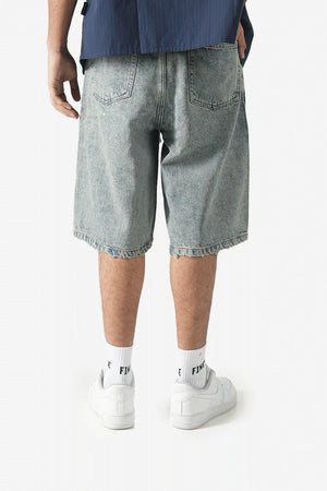 Finesse Relaxed-fit Denim Jorts - Finesse Lifestyle