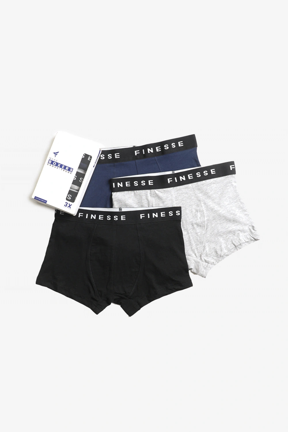 Finesse Men's Cross-Trunk Boxers