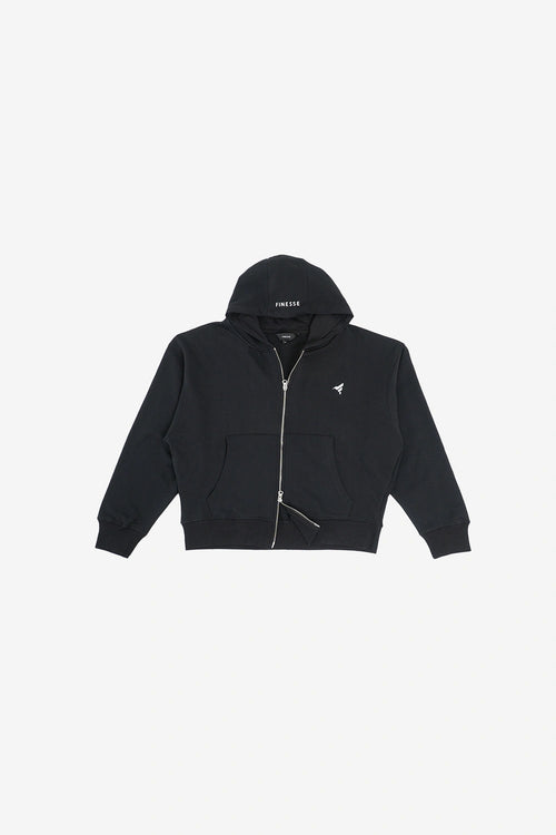 Finesse Premium Boxy-Fit Zip Through Scuba Hoodies - Finesse Lifestyle