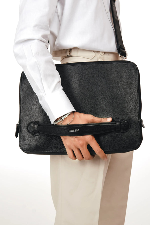 Finesse Leather PortaDuo Laptop Bag - Finesse Lifestyle