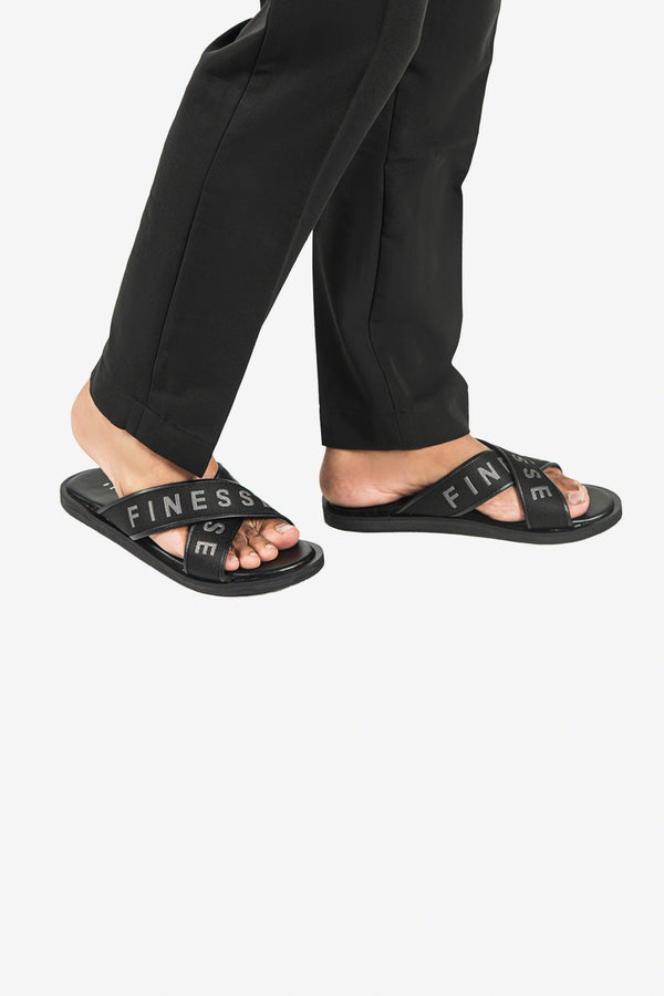 Finesse Men's Cross-belt Handcrafted slider's - Finesse Lifestyle