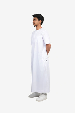Finesse Casual Zipper Half Thobe