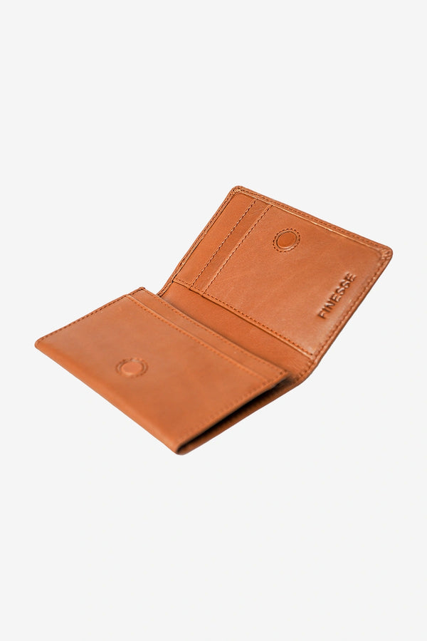 Finesse Bi-Fold Mini Leather Wallet - Finesse Lifestyle