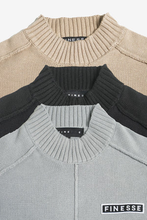 Finesse Strideline Knitted Sweatshirt