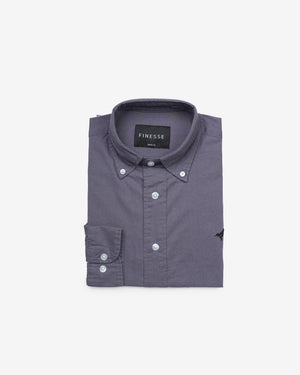 Finesse Down-Button Full-Sleeve Oxford Shirts