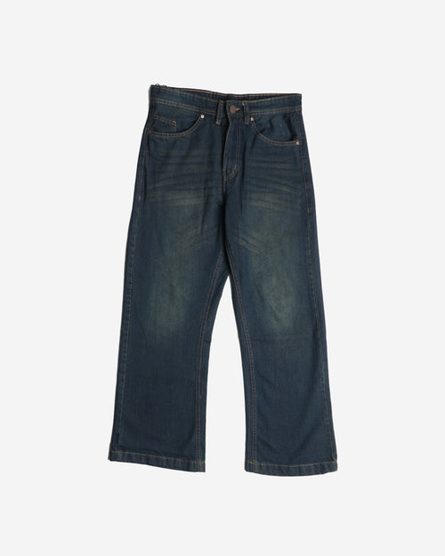 Finesse Low-Rider Flare Denim Pants