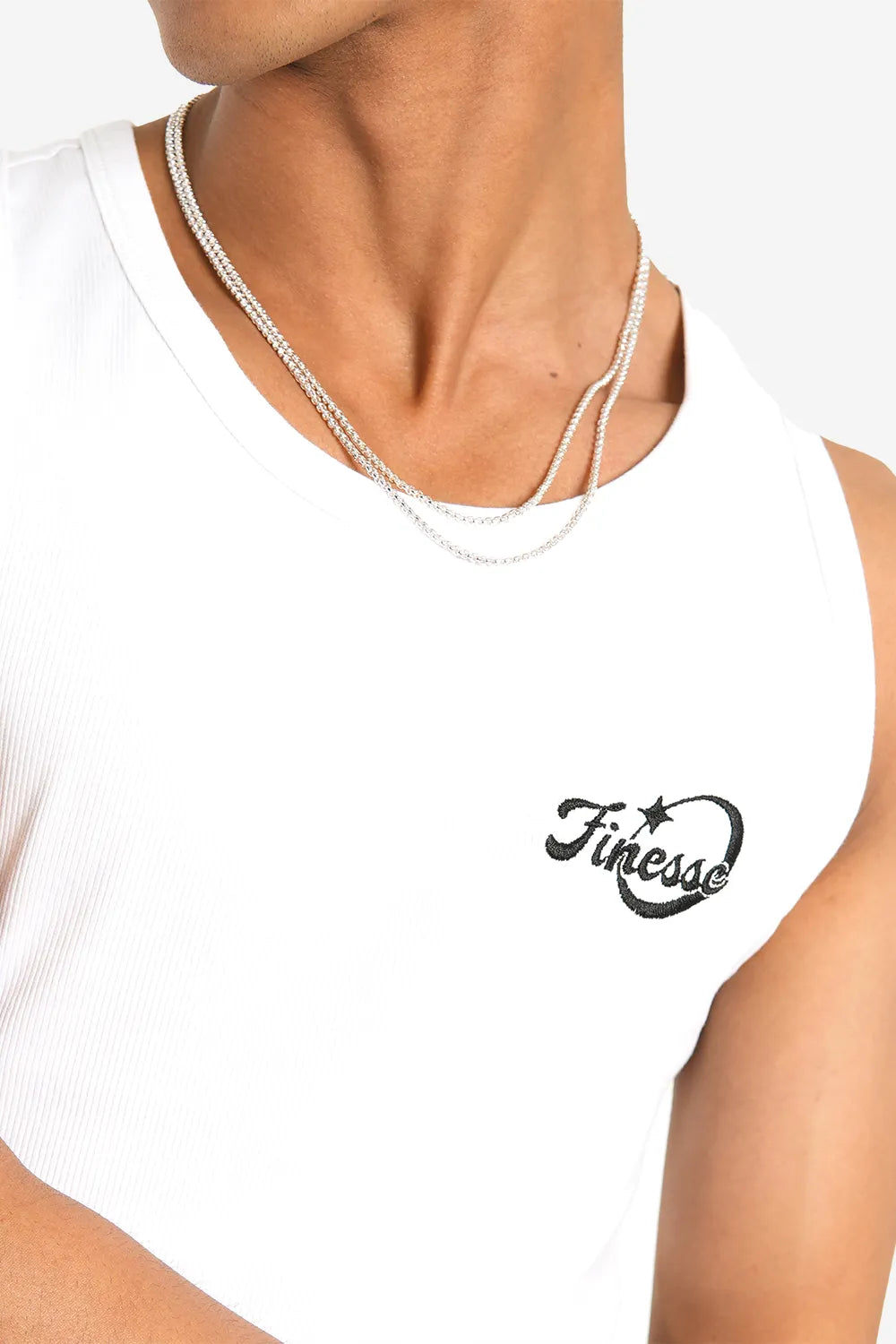Finesse Round Neck Muscle Fit Rib Vest ( 3 PC Pack ) - Finesse Lifestyle