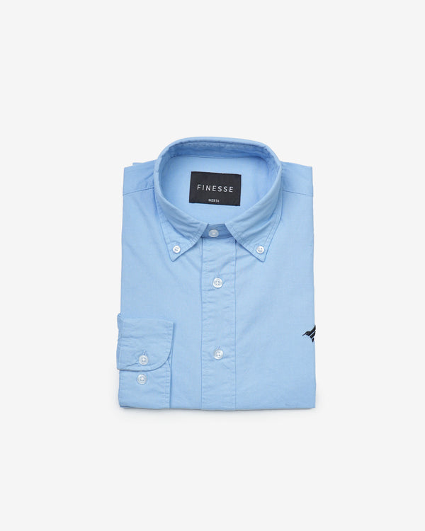 Finesse Down-Button Full-Sleeve Oxford Shirts