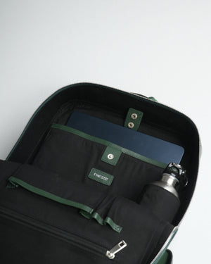 Finesse Signature Classic Leather Backpack