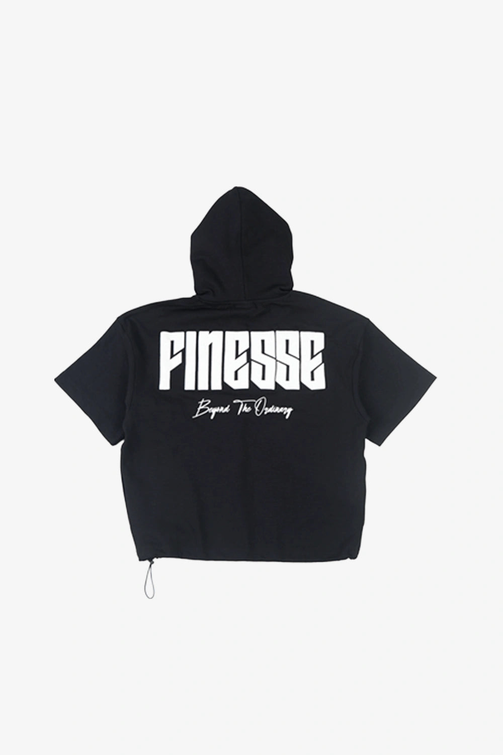 Finesse Oversized Drip Half Sleeve Hoodie