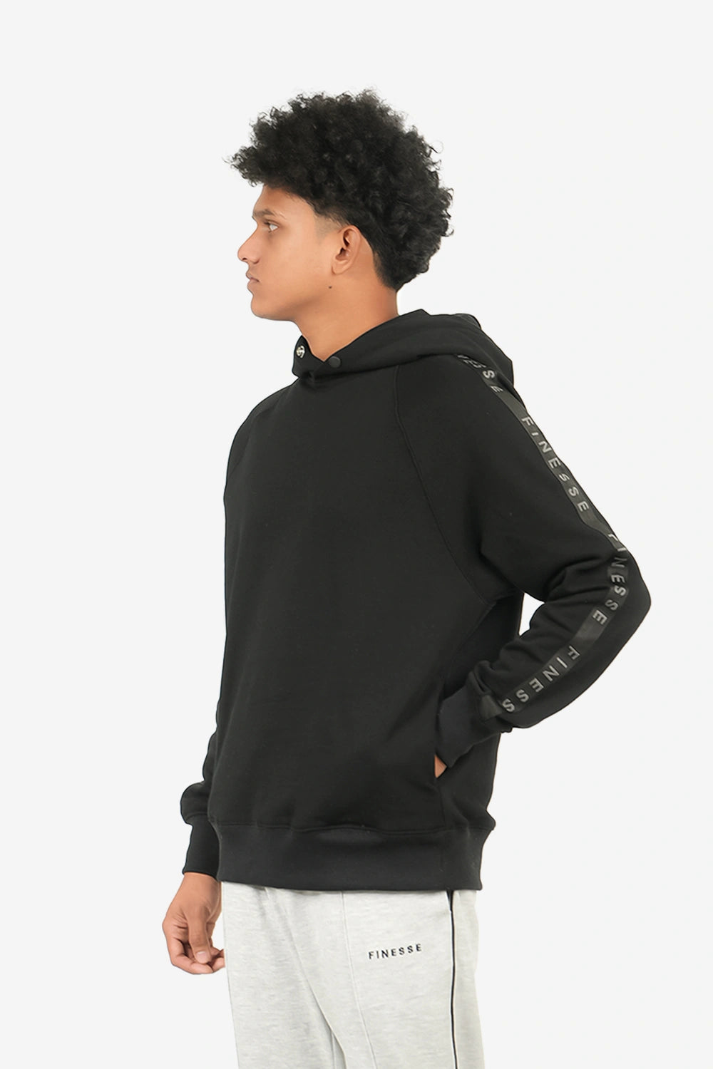 Finesse Boxy-Fit Raglan Hoodie