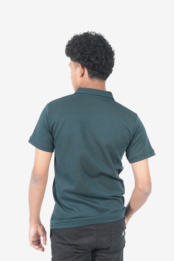 The Finesse Regular-Fit Zipper Polo - Finesse Lifestyle