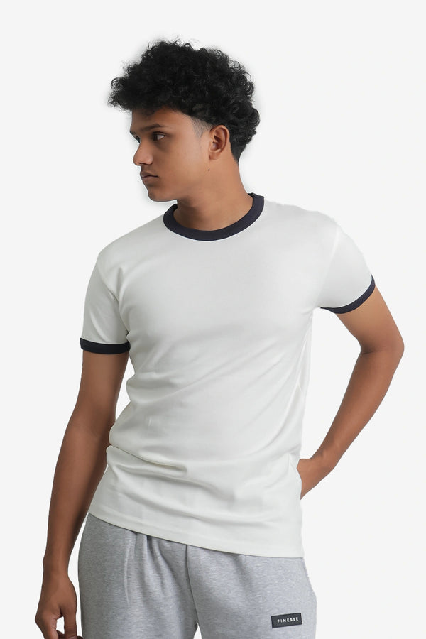 Finesse Ringer Solid T-shirts