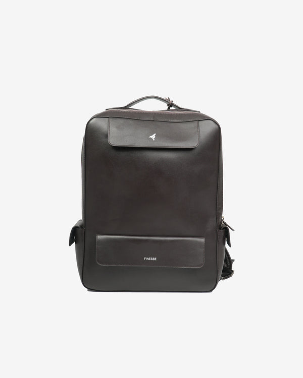 Finesse Signature Classic Leather Backpack