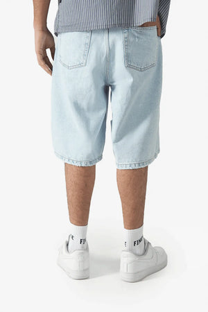 Finesse Relaxed-fit Denim Jorts - Finesse Lifestyle