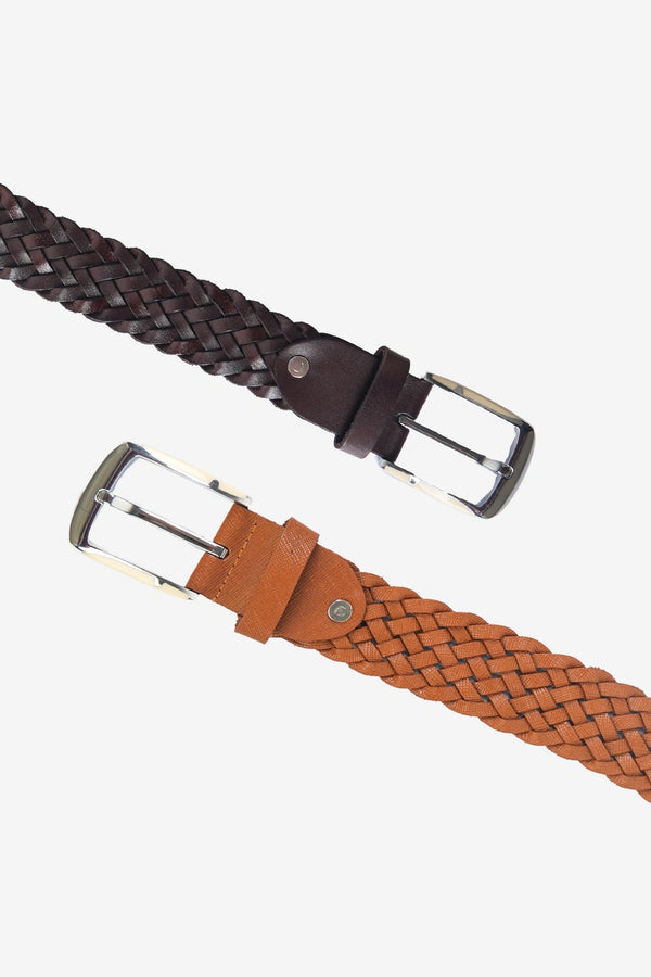 Finesse Braided Leather Belts